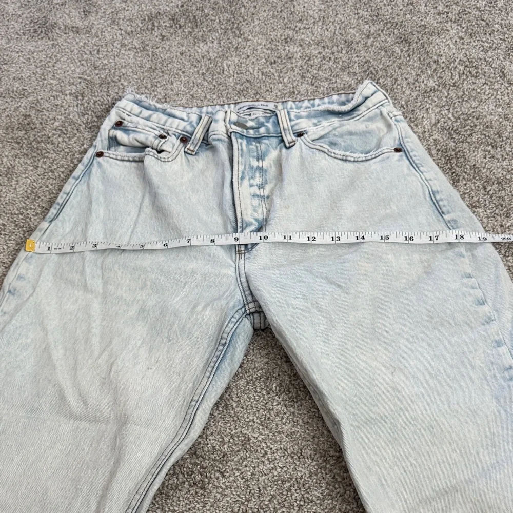Abercrombie & Fitch Curve Love Acid Wash High-Rise Mom Jeans SZ 2 3/$30 - Picture 16 of 16